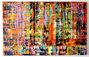 Pittura intitolato "Peinture abstraite…" da Sebastian Stankiewicz, Opera d'arte originale, Acrilico