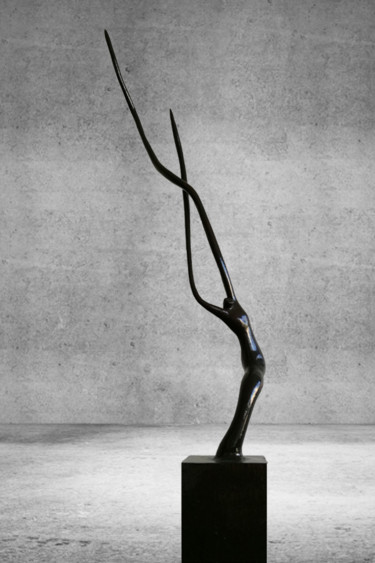 Escultura intitulada "TORERO" por Sébastien Amieil, Obras de arte originais, Madeira