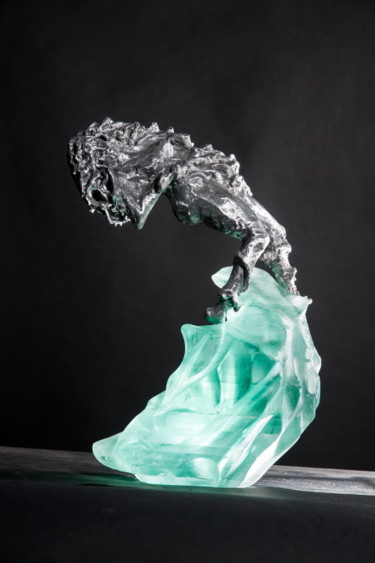 Скульптура под названием "Vers'Eau" - Sébastien Taille Sculpteur, Подлинное произведение искусства