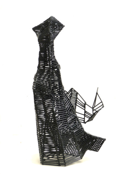 Скульптура под названием "A Wind Side" - Jivko Sedlarski, Подлинное произведение искусства, Металлы