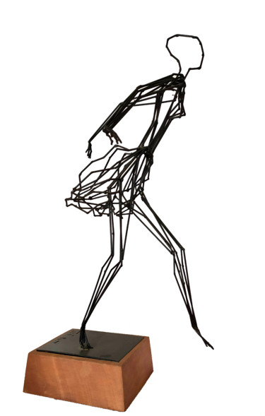 Scultura intitolato "Jump" da Jivko Sedlarski, Opera d'arte originale, Metalli