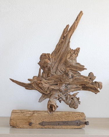 Scultura intitolato "Pine decorative scu…" da Jozef Sedmak, Opera d'arte originale, Legno