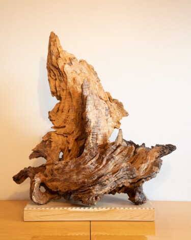Sculpture titled "Oak organic decorat…" by Jozef Sedmak, Original Artwork, Wood