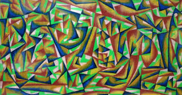 Schilderij getiteld "Dialogue" door Nikolaj Sednin (Nicolas Sedninne), Origineel Kunstwerk, Pastel