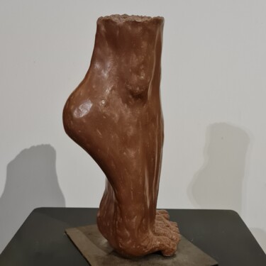 Скульптура под названием "Demi pointe" - Sel Sculpture, Подлинное произведение искусства, Терракота