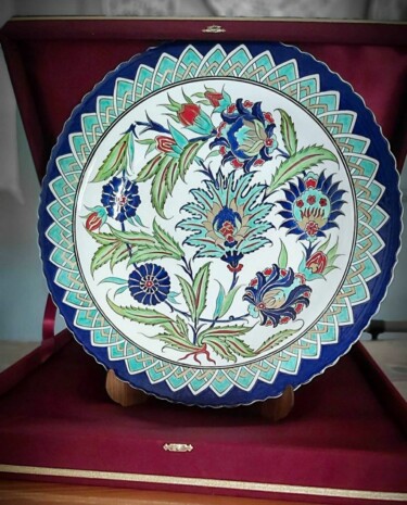 Diseño titulada "40 cm Iznik (Nicea)…" por Selcan Özdemi̇R, Obra de arte original, Accesorios