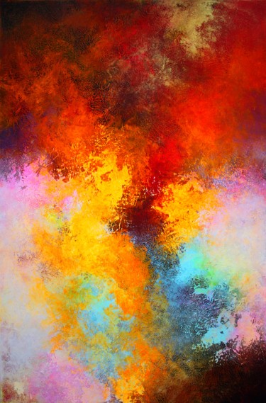 Картина под названием "Ecstasy" - Alex Senchenko, Подлинное произведение искусства, Акрил Установлен на Деревянная рама для…