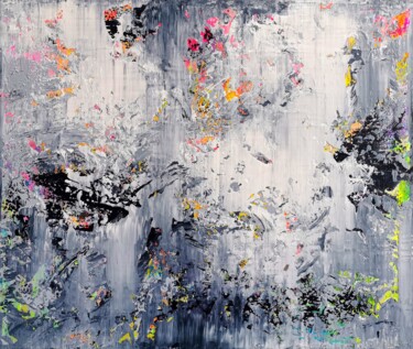 Картина под названием "Abstract 2251" - Alex Senchenko, Подлинное произведение искусства, Акрил Установлен на Деревянная рам…