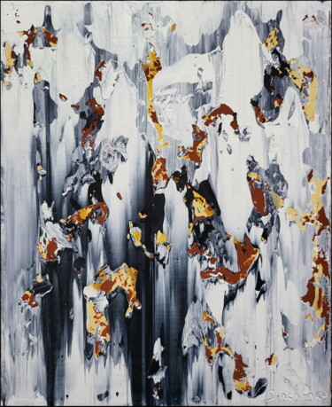 Картина под названием "Abstract 2351" - Alex Senchenko, Подлинное произведение искусства, Акрил Установлен на Деревянная рам…