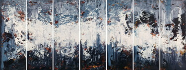 "Abstract 2392" başlıklı Tablo Alex Senchenko tarafından, Orijinal sanat, Akrilik Ahşap Sedye çerçevesi üzerine monte edilmiş