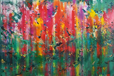 Peinture intitulée "Abstract 2429" par Alex Senchenko, Œuvre d'art originale, Acrylique Monté sur Châssis en bois