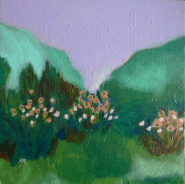 Schilderij getiteld "Spring coming" door Seon Young Park, Origineel Kunstwerk, Acryl