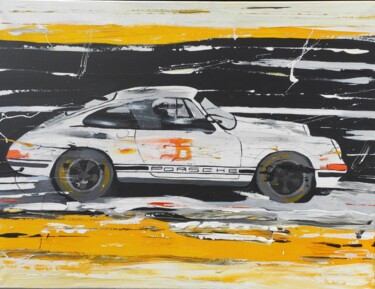 "Porsche 911 Model F…" başlıklı Tablo Sepp Wörle tarafından, Orijinal sanat, Akrilik
