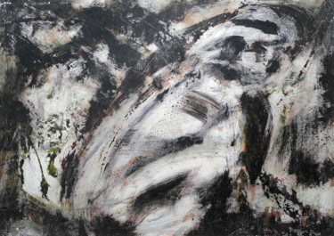 Pittura intitolato "Un grand nuage de v…" da Serge Assmann, Opera d'arte originale, Acrilico Montato su Telaio per barella i…