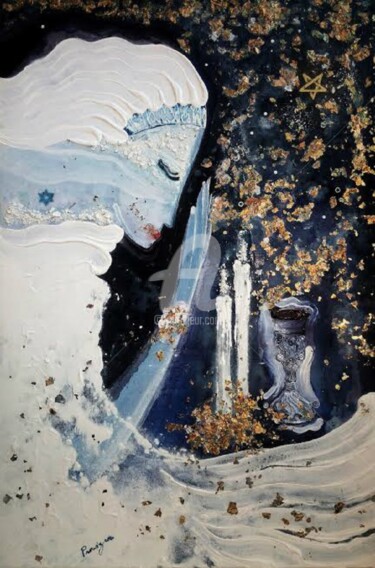 Schilderij getiteld "Sounds of the Unive…" door Serge Prowizur, Origineel Kunstwerk, Acryl