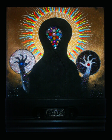 Peinture intitulée "МатьМа" par Serge Sunne, Œuvre d'art originale, Acrylique
