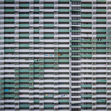 Photographie intitulée "Vertical Domino - S…" par Serge Horta, Œuvre d'art originale, Photographie numérique