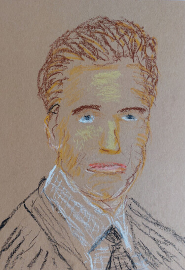 Рисунок под названием "Portrait of Arnold…" - Sergej Danko, Подлинное произведение искусства, Пастель