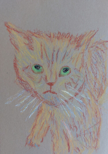 Tekening getiteld "British shorthair k…" door Sergej Danko, Origineel Kunstwerk, Pastel