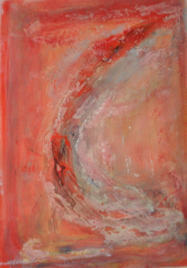 Peinture intitulée "Roseau pensant" par Serge Leroux, Œuvre d'art originale, Acrylique