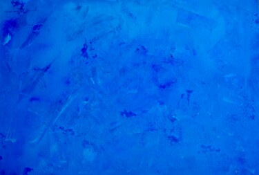 Peinture intitulée "Bleus à l'âme" par Serge Leroux, Œuvre d'art originale, Acrylique
