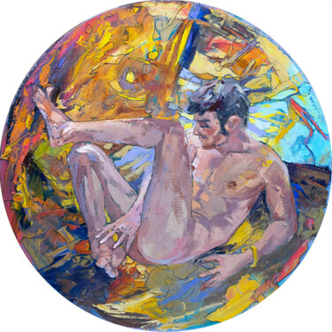 Pittura intitolato "Privacy" da Sergey Sovkov, Opera d'arte originale, Olio