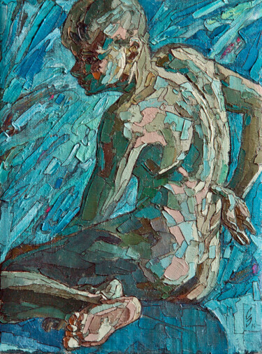 Malerei mit dem Titel "Nik" von Sergey Sovkov, Original-Kunstwerk, Öl