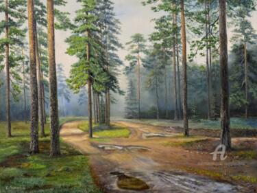 Pittura intitolato "After the rain" da Sergey Lutsenko, Opera d'arte originale