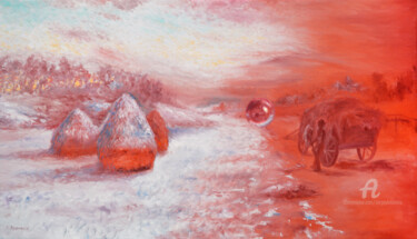 Картина под названием "Motivation" - Sergey Lutsenko, Подлинное произведение искусства, Масло Установлен на Деревянная рама…