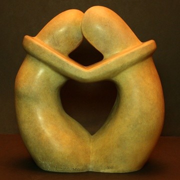 Sculpture titled "ABBRACCIO" by Sergio Monterosso, Original Artwork