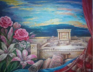 "Temple of Solomon" başlıklı Tablo Sergiy Tsymbalov tarafından, Orijinal sanat, Akrilik