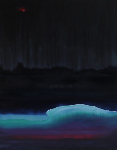 Peinture intitulée "Comet" par Serguei Borodouline, Œuvre d'art originale, Huile