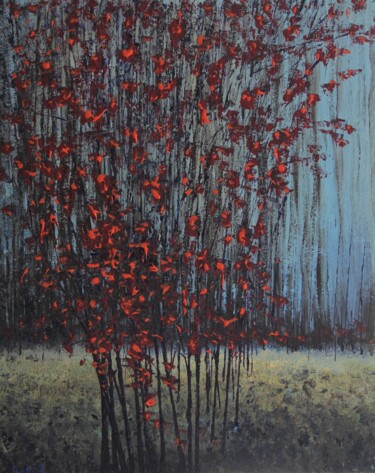 Peinture intitulée "Fall Again" par Serguei Borodouline, Œuvre d'art originale, Acrylique