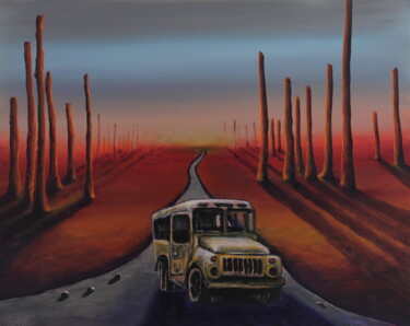 Painting titled "Death Trap" by Serguei Borodouline, Original Artwork, Acrylic