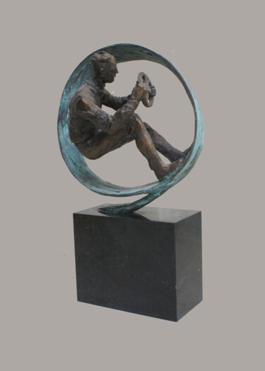 Escultura intitulada "Movement. Circle of…" por Serhii Brylov, Obras de arte originais, Bronze