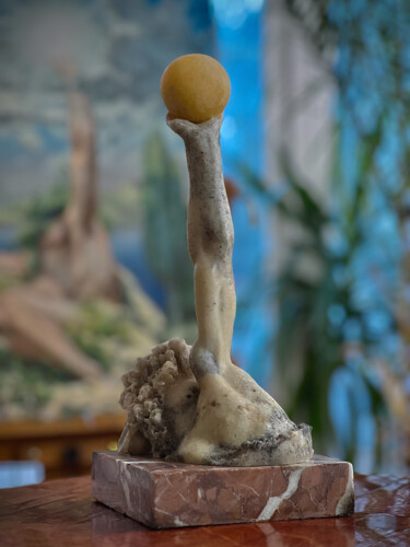 Escultura intitulada "Noon (sculpture)" por Serhii Hetmanchuk, Obras de arte originais, Argila do polímero