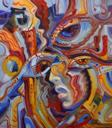 Pintura titulada "Psychedelic" por Serhii Voichenko, Obra de arte original, Oleo