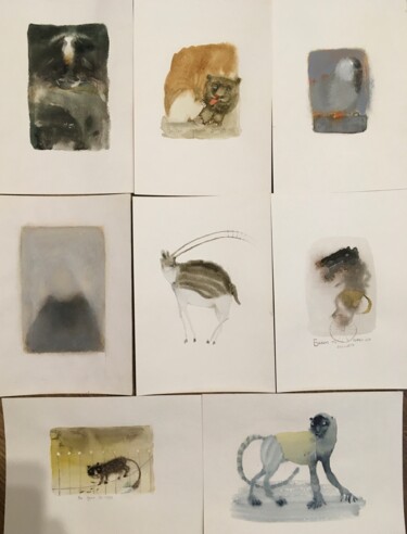 Peinture intitulée "My Aquarelle sketch…" par Sergii Shkoliar, Œuvre d'art originale, Aquarelle