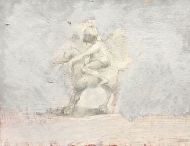 Pintura intitulada "Horseman" por Sergii Shkoliar, Obras de arte originais, Acrílico