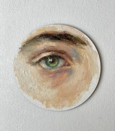 Картина под названием ""Facescapes" 6" - Marina Shavyrina-Shkoliar, Подлинное произведение искусства, Масло Установлен на ка…