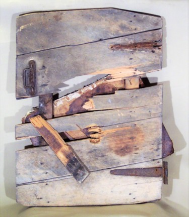 Sculpture intitulée "Trappe revisitée" par Servin, Œuvre d'art originale, Bois