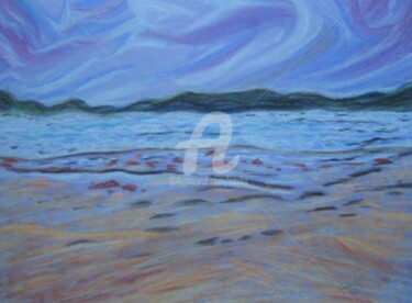 Digital Arts titled "Seascape" by Sesha, Original Artwork, Oil