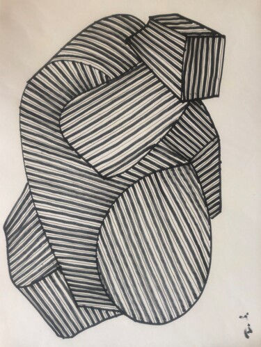 Drawing titled "Signum 3" by Sever, Original Artwork, Marker