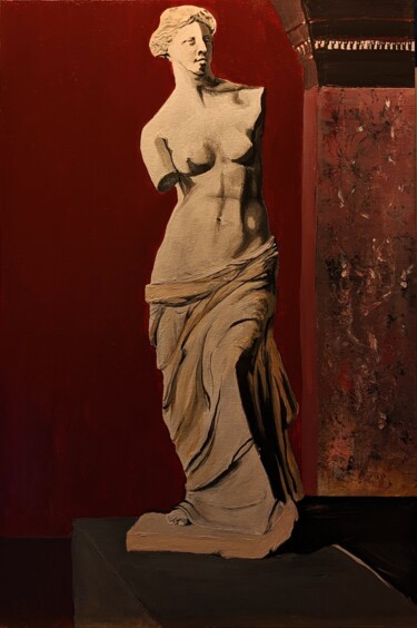 Schilderij getiteld "Venus de Milo" door Johnny Rinkel, Origineel Kunstwerk, Acryl