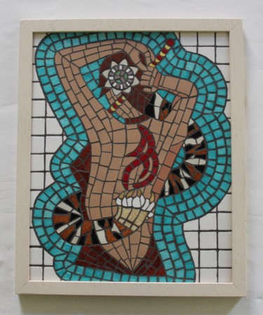 Scultura intitolato "Cohabitation" da Severine Lembke, Opera d'arte originale, Mosaico