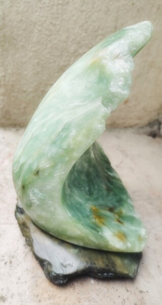 Скульптура под названием "VAGUE" - Severine Soulas, Подлинное произведение искусства, Камень