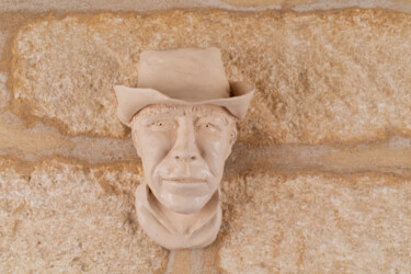 "Clint Eastwood" başlıklı Heykel Seys Sculpture tarafından, Orijinal sanat, Terracotta
