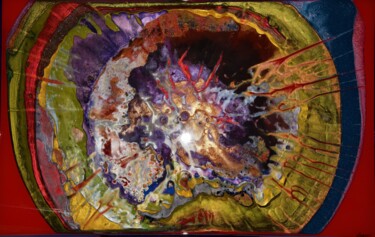 Pintura titulada "Nucléar Strom" por Shagmac, Obra de arte original, Pigmentos