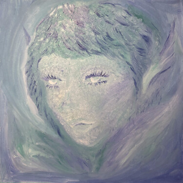 Malarstwo zatytułowany „Mermaid - M” autorstwa Shakadym, Oryginalna praca, Olej