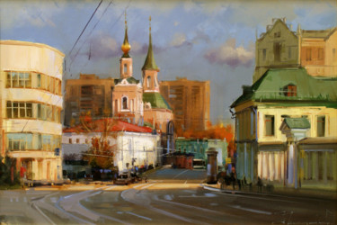 Painting titled ""Oktyabryatsky Open…" by Shalaev Alexey, Original Artwork, Oil